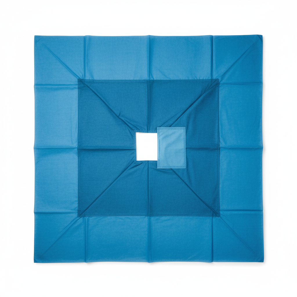 Universal split drape