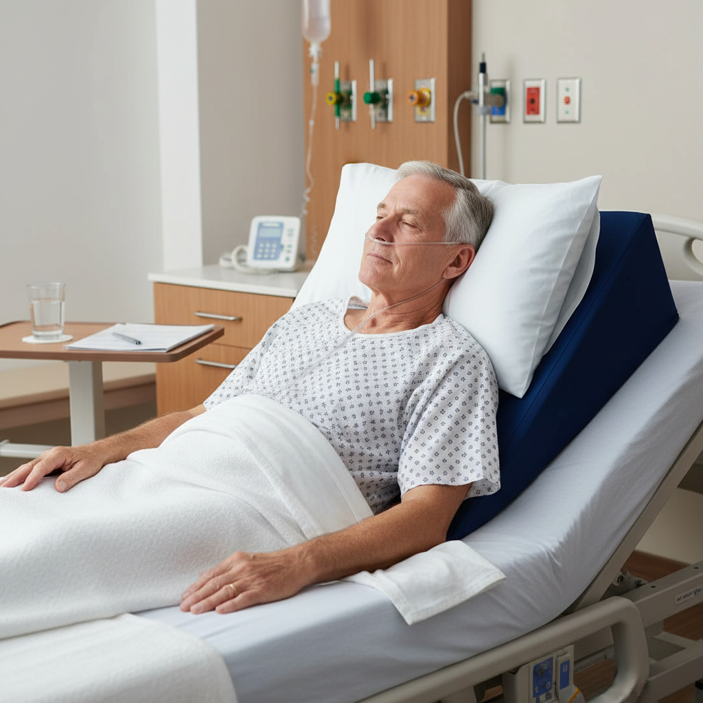 Upper body support in use