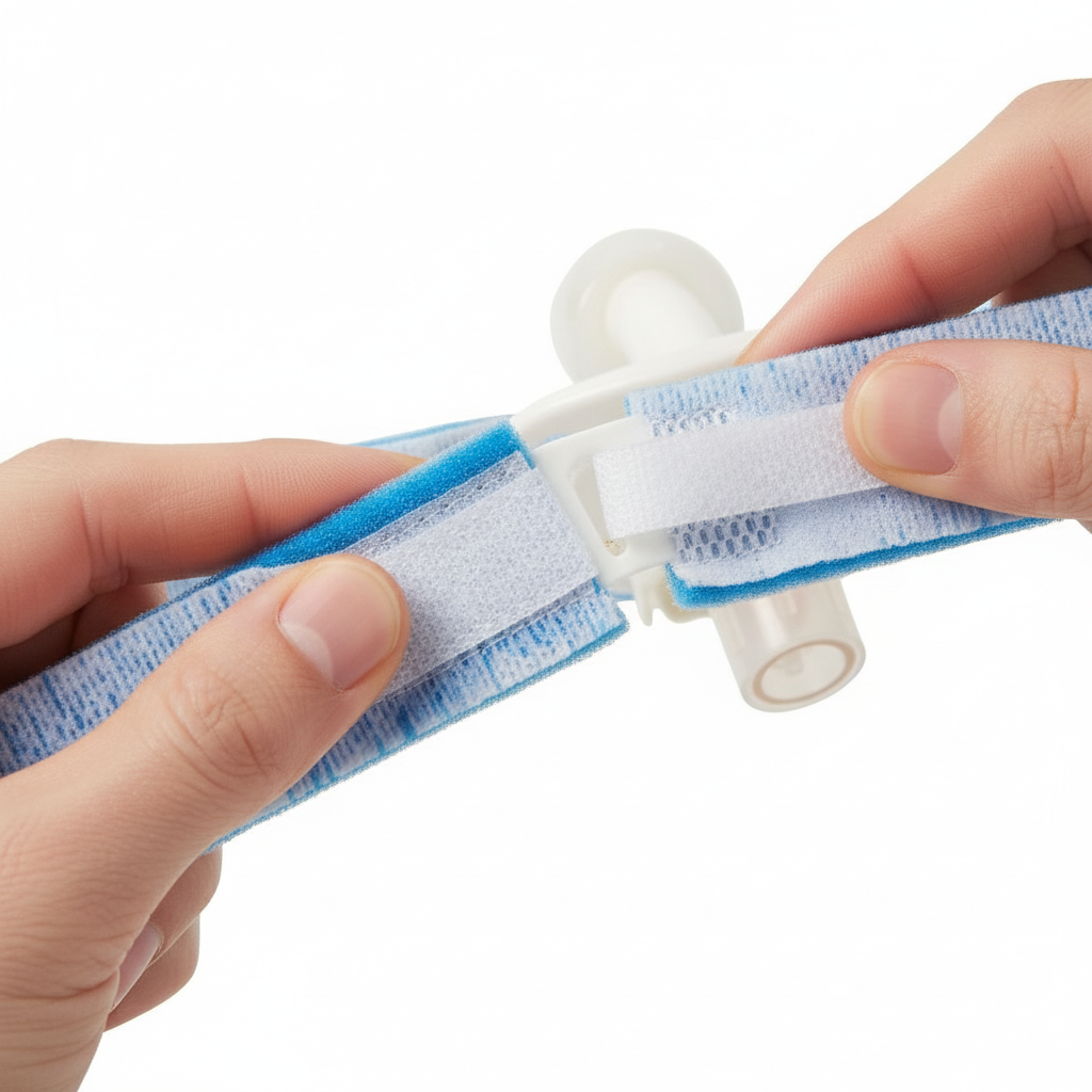 Velcro fastening mechanism