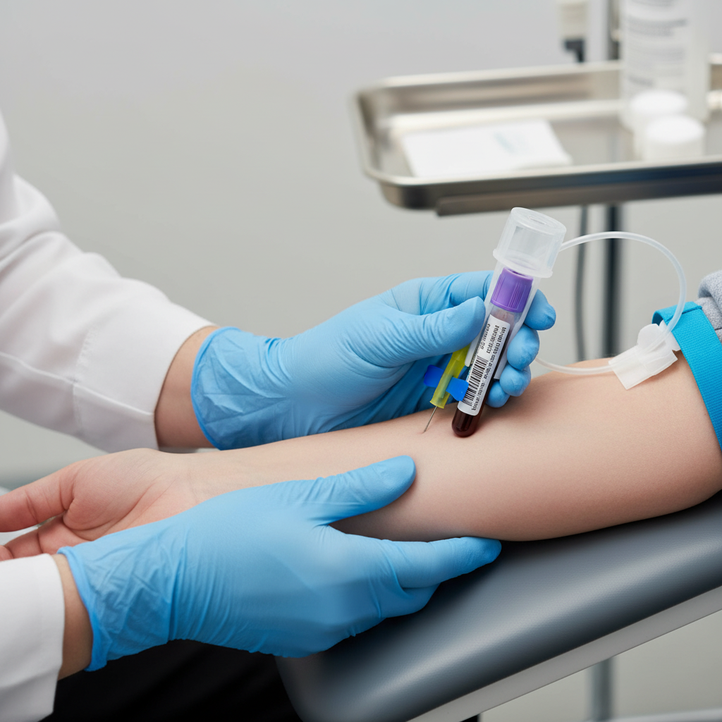 Venipuncture demonstration