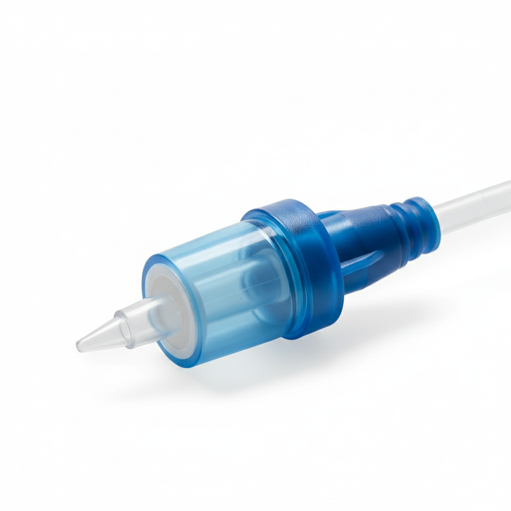 Vented spike and protective cap detail