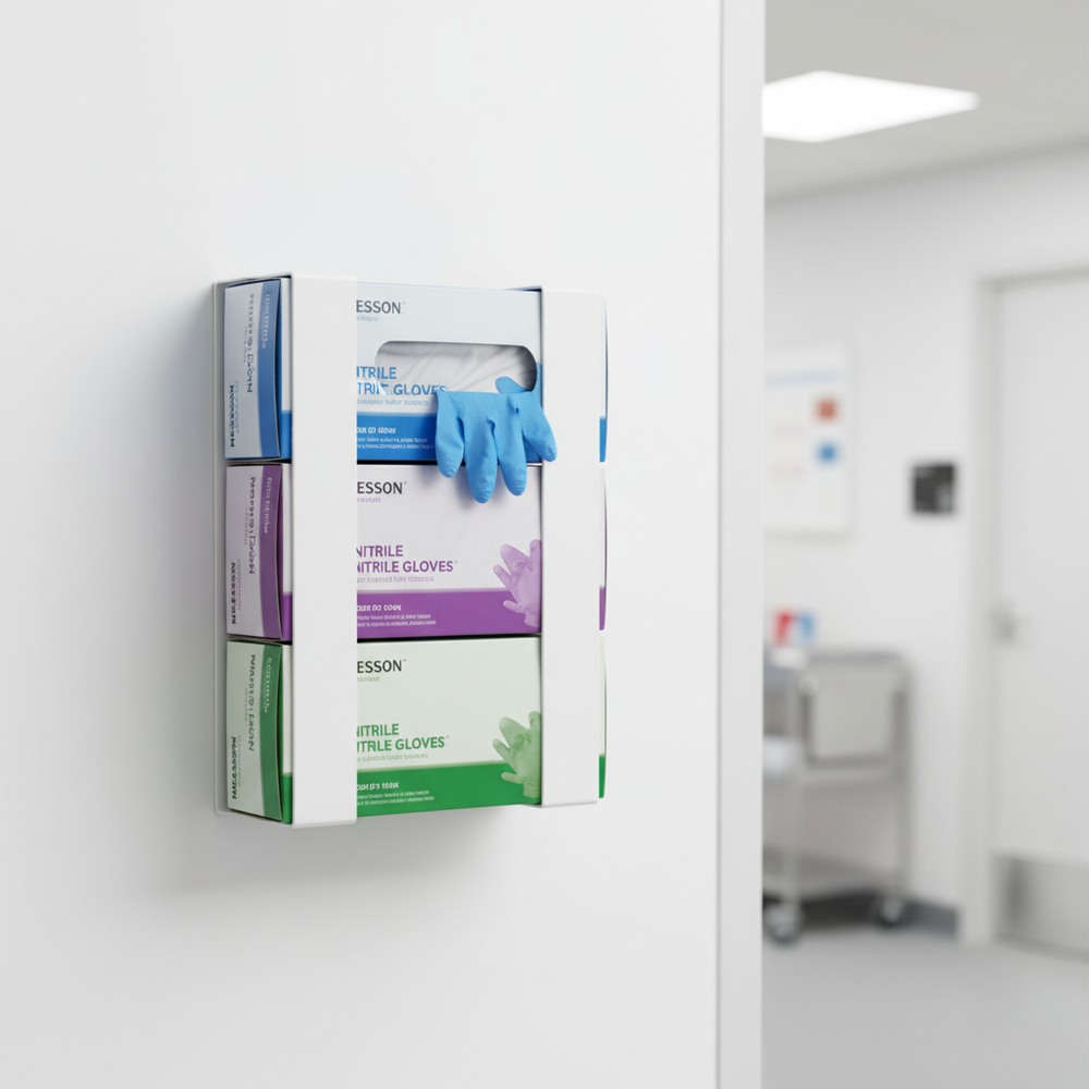 Wall mounted with gloves