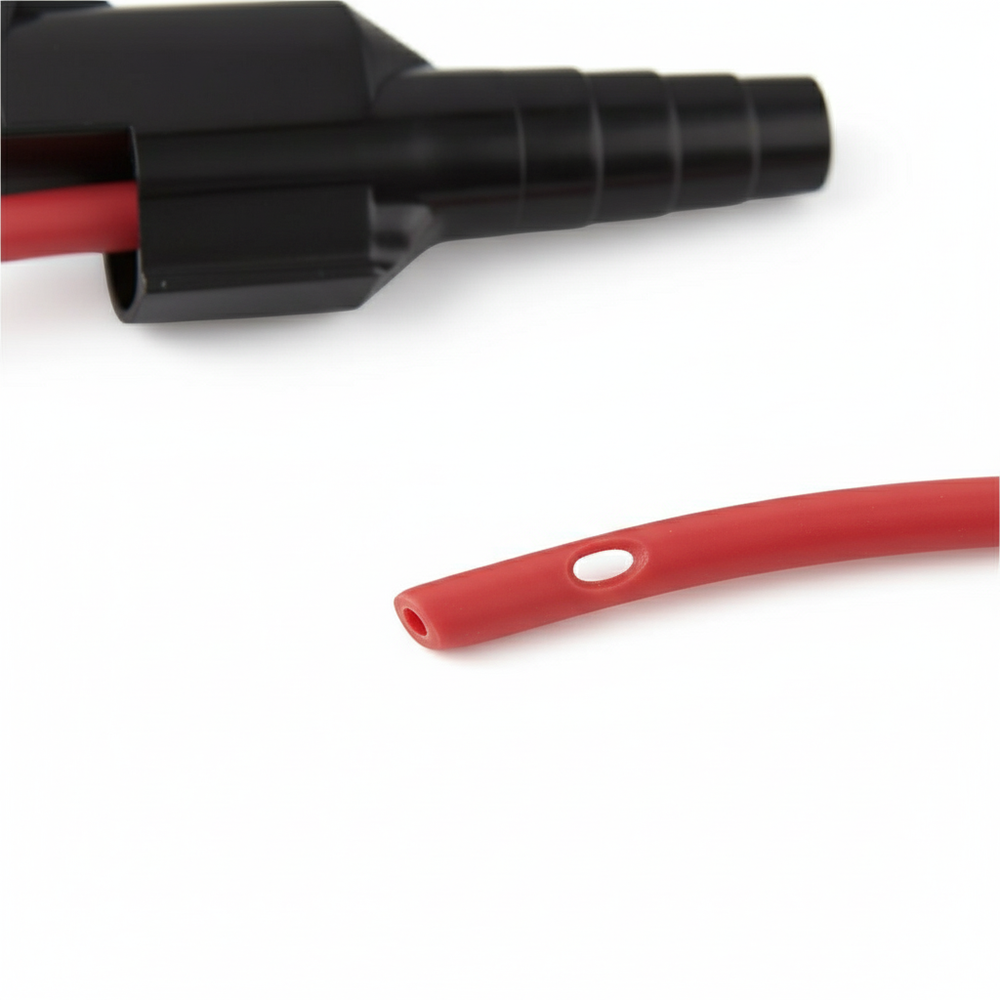 Whistle tip catheter detail