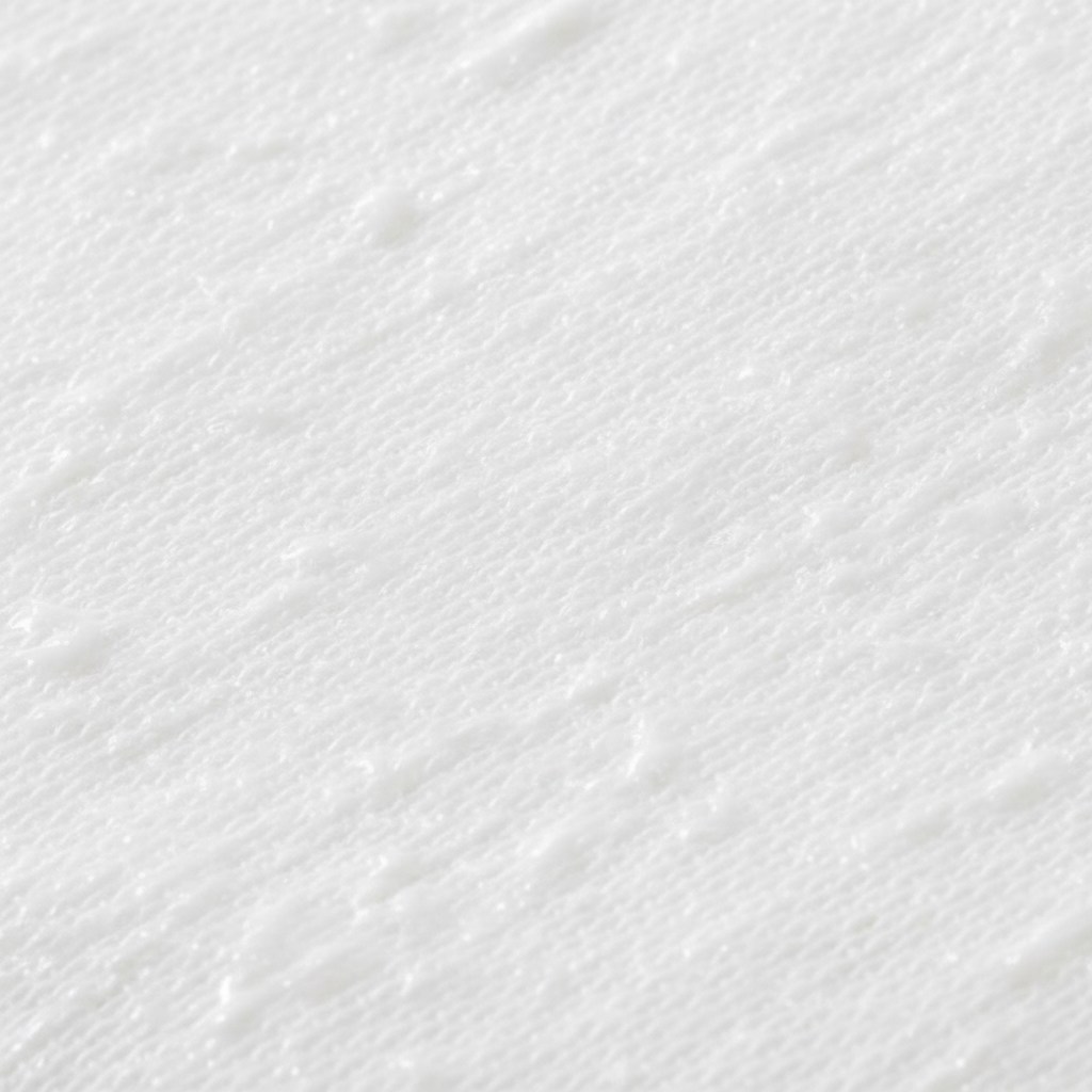 Zinc oxide coating close-up